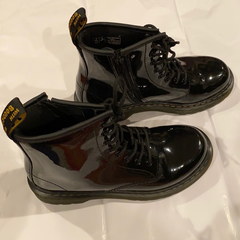 Dr. Marten's Patent leather boots